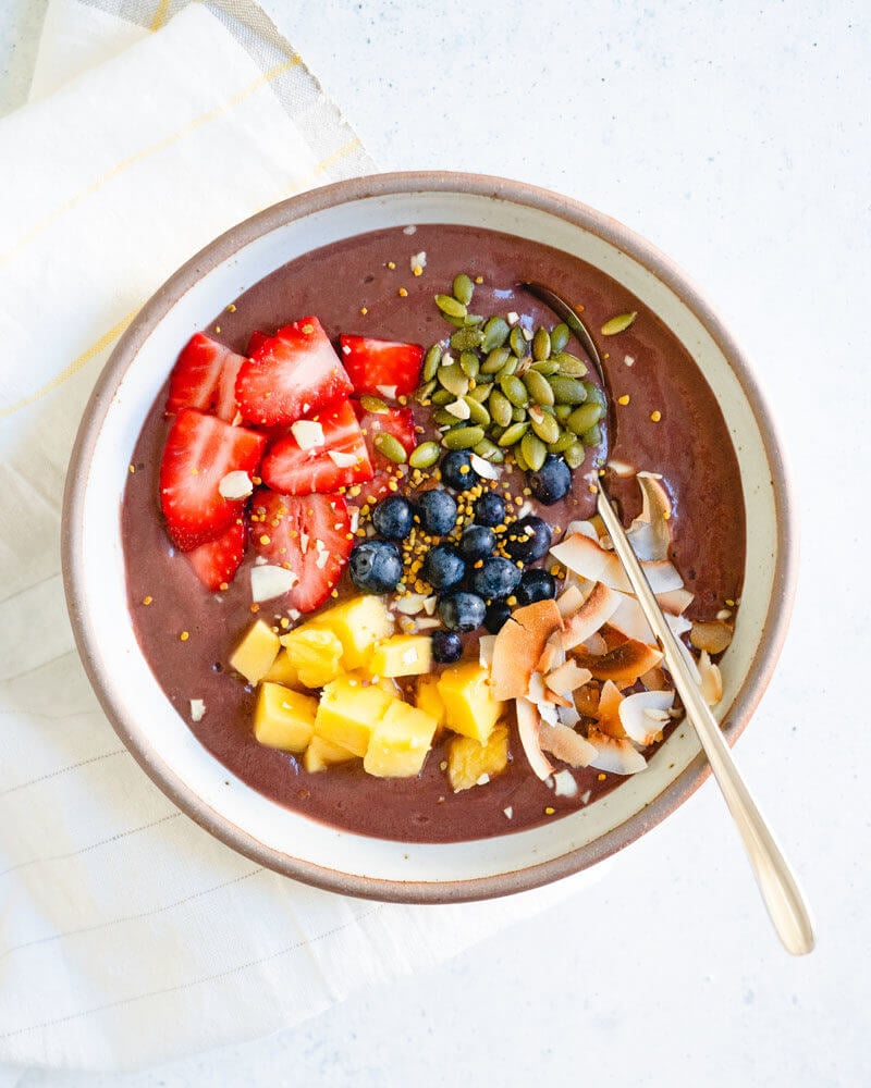 Homemade smoothie bowl