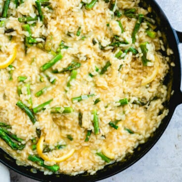 Asparagus risotto