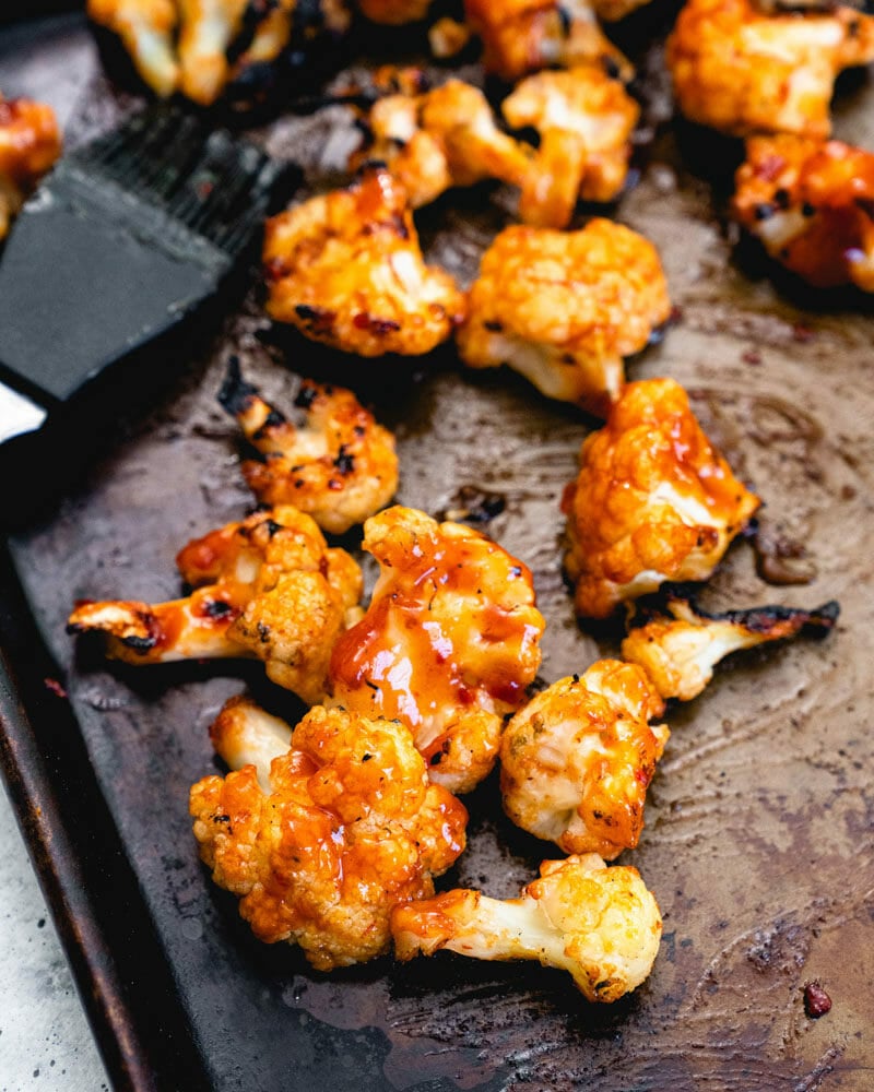 Grilled cauliflower with BBQ