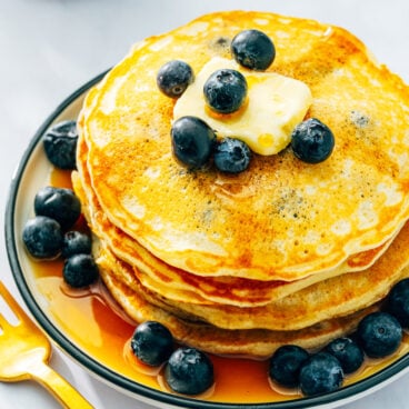 Blueberry pancakes