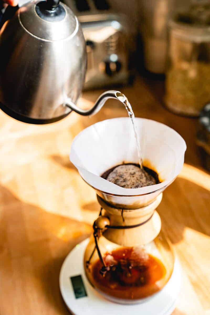 Pour over coffee