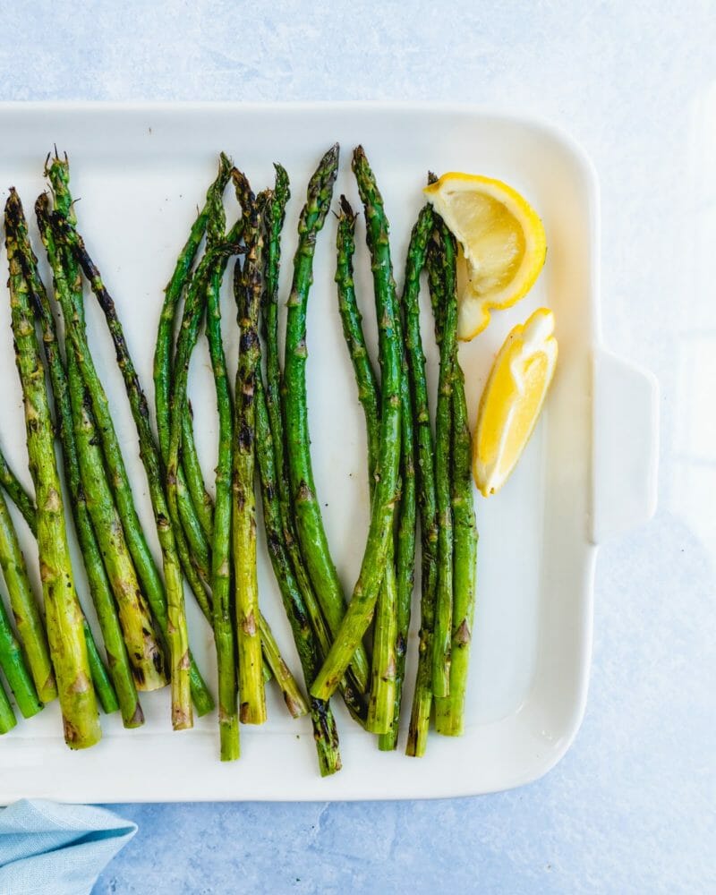 Grilled asparagus