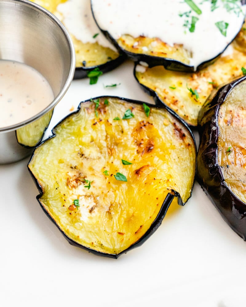 Grilled eggplant