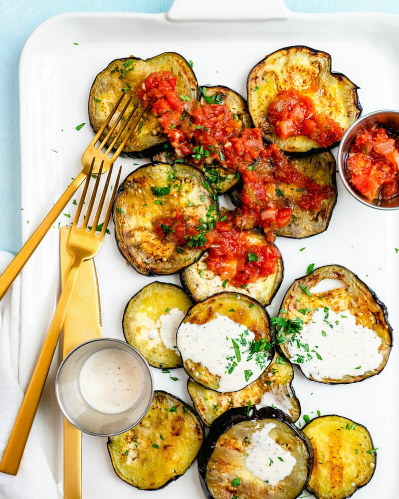 Grilled eggplant