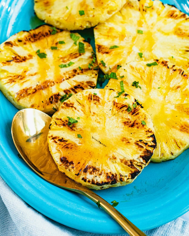 Grilled pineapple