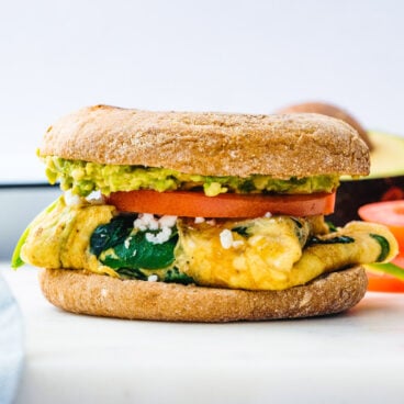 Healthy breakfast sandwich