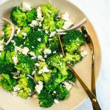 Steamed broccoli