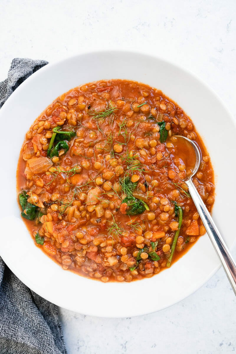 Lentil soup Instant pot