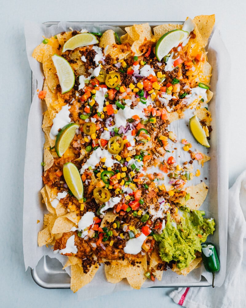 Nachos toppings