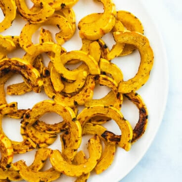 Roasted delicata squash