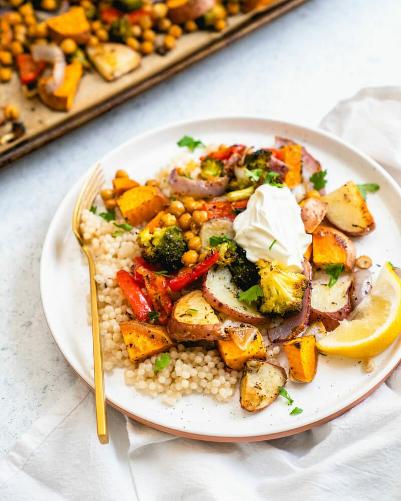 Sheet pan dinner