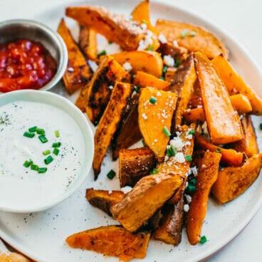 Sweet potato wedges