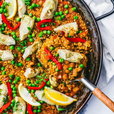 Vegetarian paella